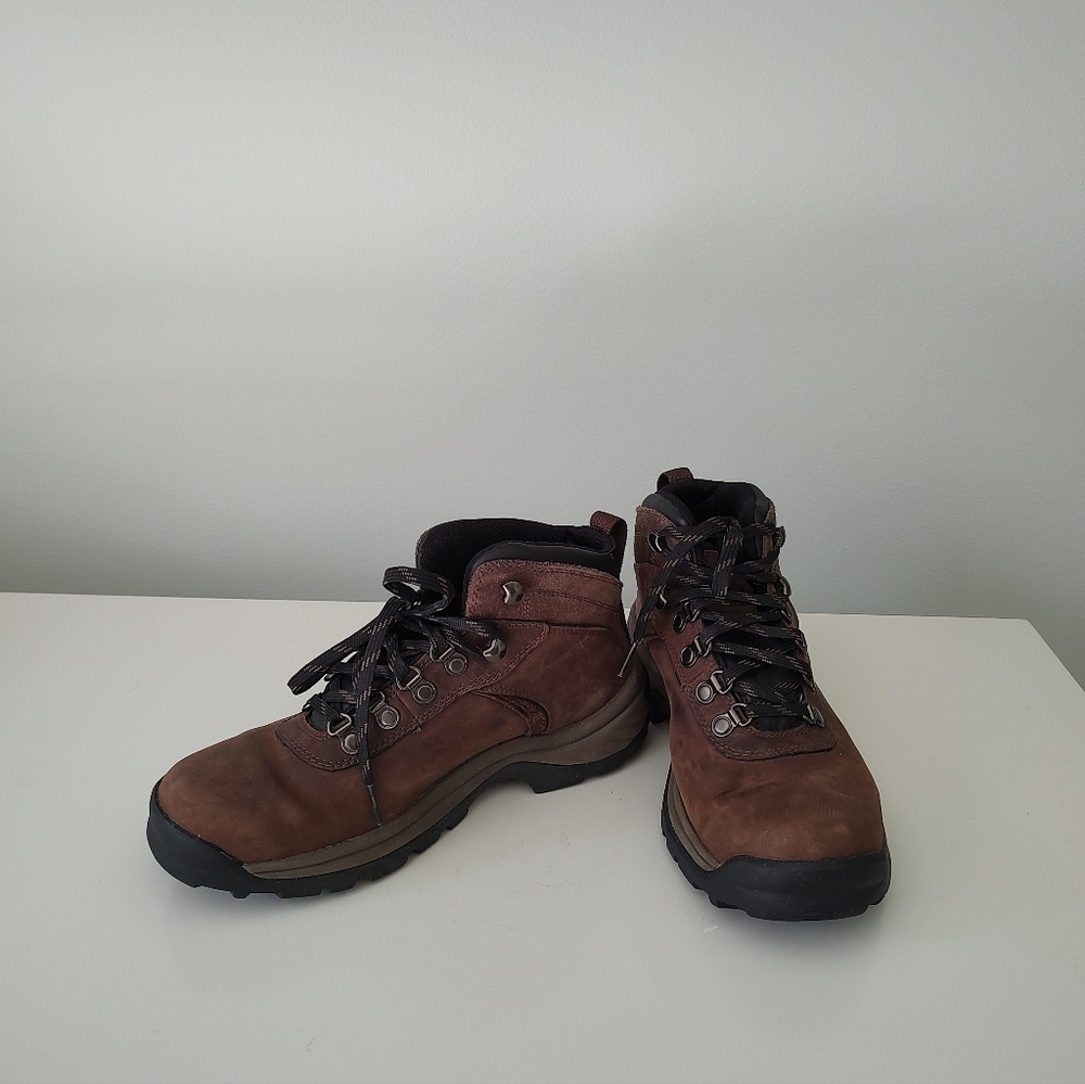 Timberland Flume Mid Waterproof Leather Boots Brown 6.5